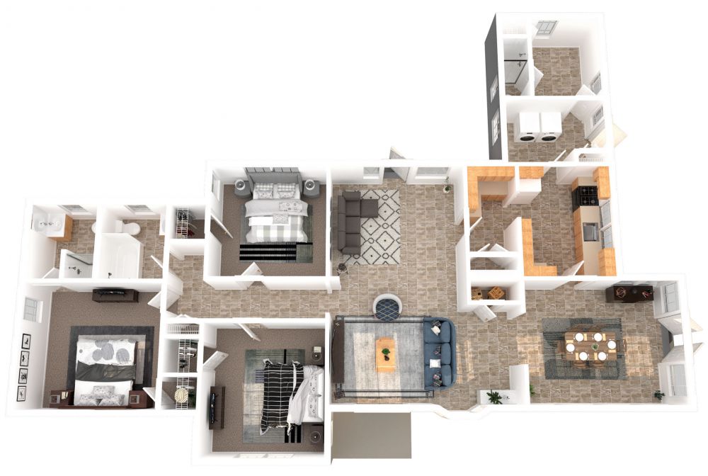 3 Bed, 3 Ba Nob Hill